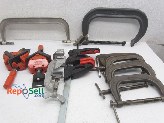 Lot 31-1375 - (11) Clamps: Bessey, Craftsman, Marvel, etc.