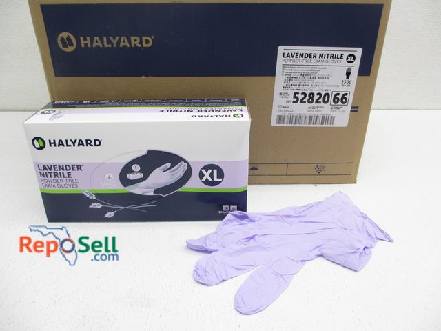 Lot 31-9104 - (2300) Halyard XL Nitrile Exam Gloves #52820