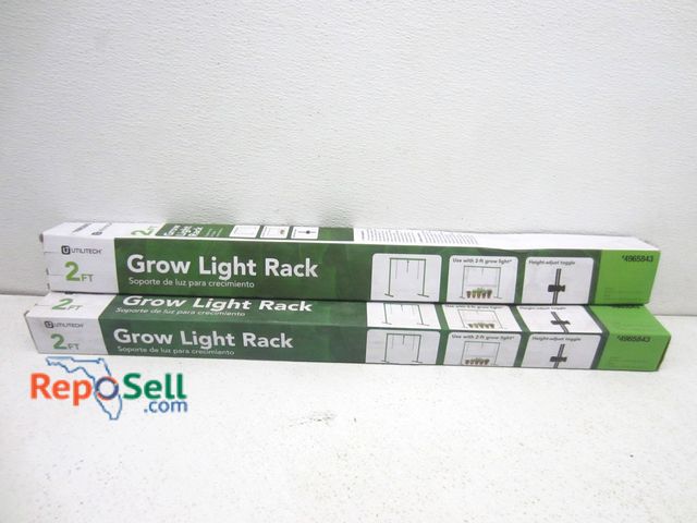 Lot 31-9059 - 2 new Utilitech 2 ft. grow light racks #4965843