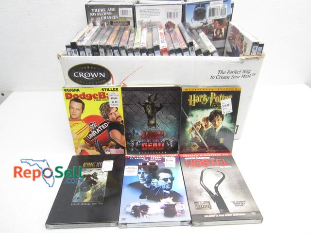 Lot 31-1056 - Lot of 102 Unopened DVDs