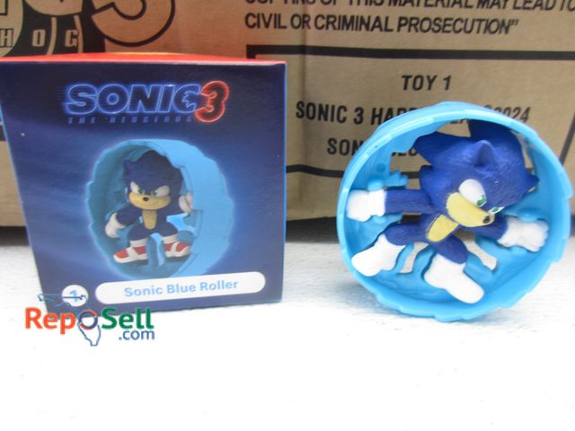 Lot 31-4203 - (150) Sonic 3 Blue Roller Toys