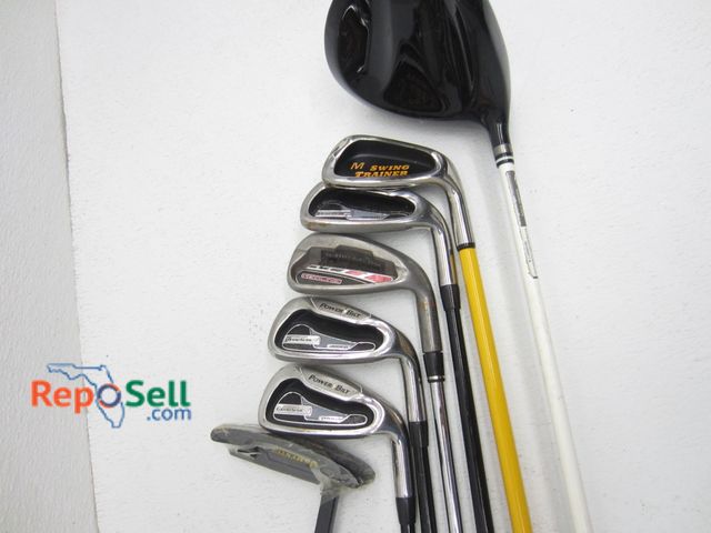 Lot 31-6127 - Lot Of (7) Right Handed Golf Clubs: Redline, Powerbilt, Wilson etc