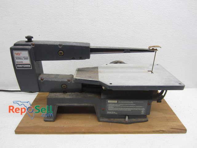 Lot 31-3551 - Craftsman 16" Direct Drive Scroll Saw - Power On