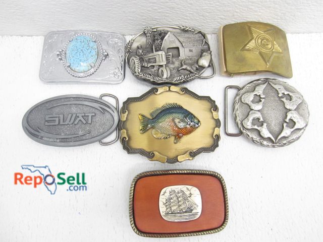 Lot 31-5343 - (7) Belt Buckles