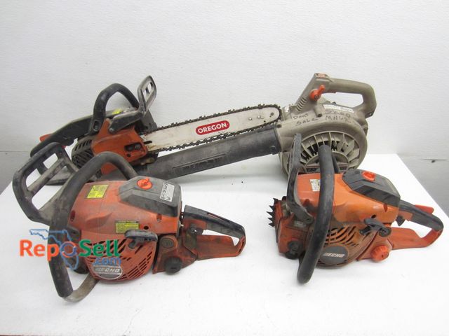 Lot 31-1090 - Echo Blower and Echo Chainsaw with compression &amp; (2) chainsaws without bars with compression