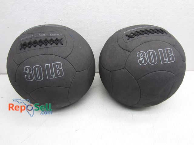 Lot 31-6255 - (2) XD Kevlar Weight Balls, 30lbs Each
