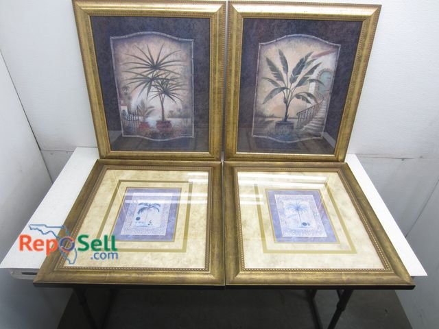 Lot 31-6210 - (4) Framed Art Pieces