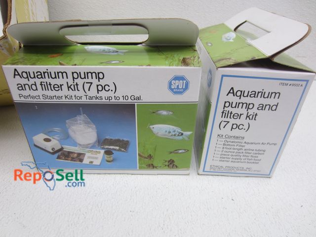Lot 31-3316 - (13) Aquarium Pump &amp; Filter Kits - New