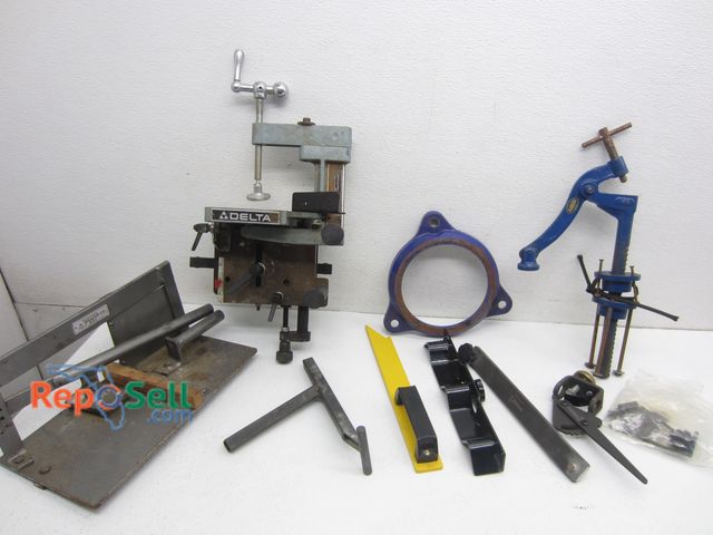 Lot 31-1404 - Various Tools/Parts: Record, Delta, Oneway, etc.