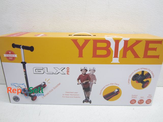 Lot 31-3475 - Y Bike 3-Wheel Scooter in Box GLX Pro - Appears New - Needs Assembly