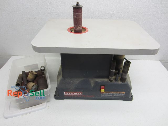 Lot 31-2266 - Craftsman Spindle Sander With Sand Paper - Power On