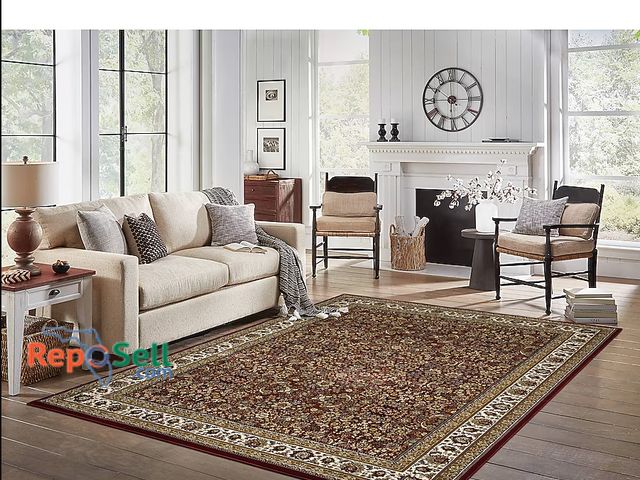 Lot 31-9066 - New Allen &amp; Roth Koralin red area carpet 7'10"x10' - 1st Pic Is Representation Of Item