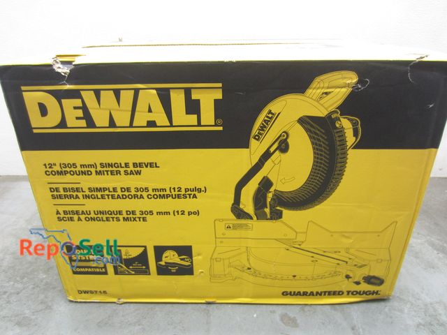 Lot 31-5189 - New Dewalt 12" Single Bevel Compound Corded Miter Saw DWS715