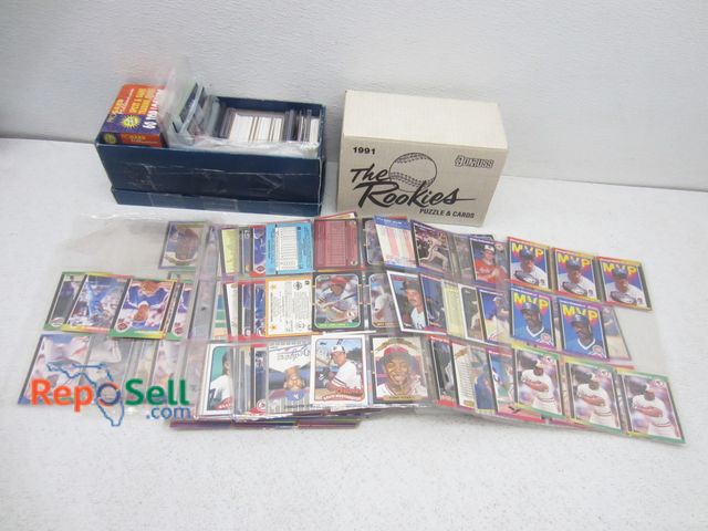 Lot 31-6133 - 1980's Baseball Card Lot: Donruss, Topps, sealed top loader, empty sleeves, etc.