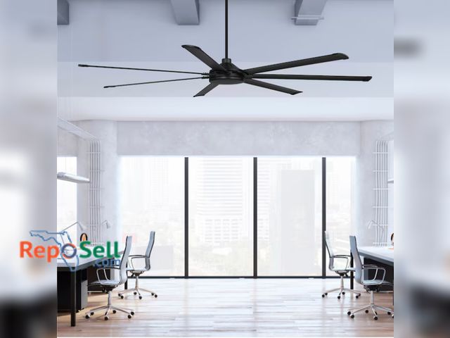 Lot 31-9053 - Harbor Breeze Megalodon ceiling fan 100" #5508781  (First photo is representation of item)