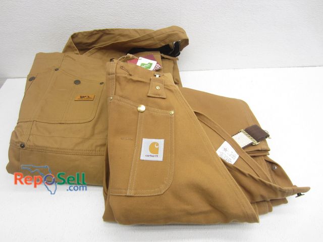 Lot 31-7395 - (2) Overalls New w/Tags: Carhart 44x30 &amp; Wells Lamont 2XL