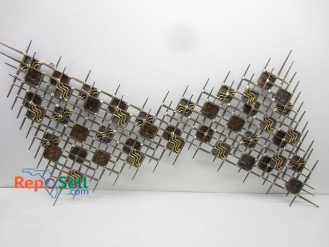 Lot 31-9433 - R Schmidt Metal Wall Art 54" W