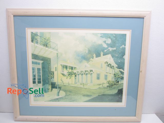 Lot 31-2104 - "Summer Storm" by Lloyd Vogt - Framed Print 29/1000, 35"x30"