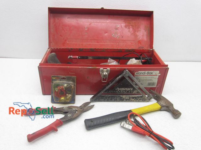 Lot 31-4524 - Red Toolbox w/Tools