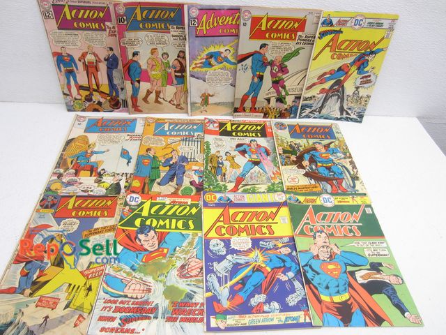 Lot 31-9155 - (13) 60's Superman Action Comics