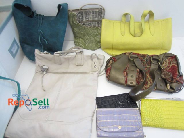 Lot 31-9055 - Handbags Including Falchi, Cynthia Rowley, And Calvin Klein Leather And Fabric Purses In Mixed Condi...