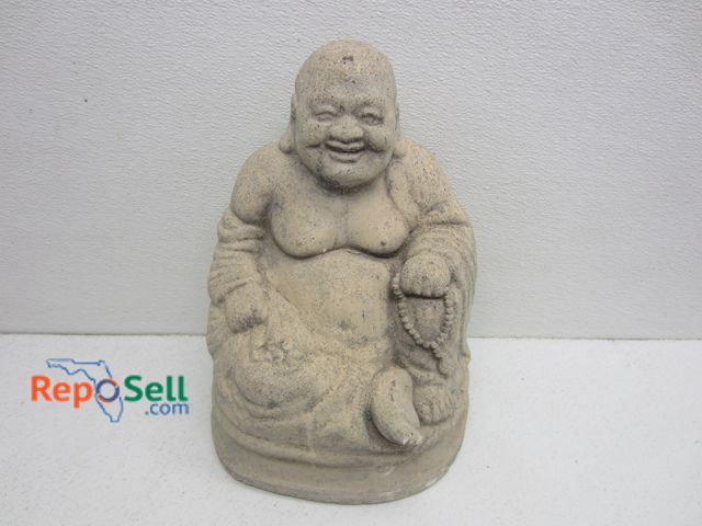 Lot 31-1367 - Large Concrete Buddha 13.5"H