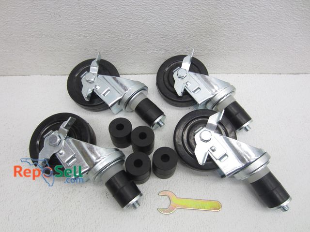 Lot 31-3240 - (4) Casters - Swivel w/Brakes
