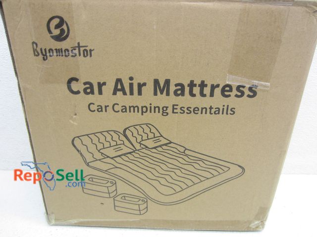 Lot 31-3270 - Byomoster Car Air Mattress for Car Camping w/ Car Port Inflator - Appears New
