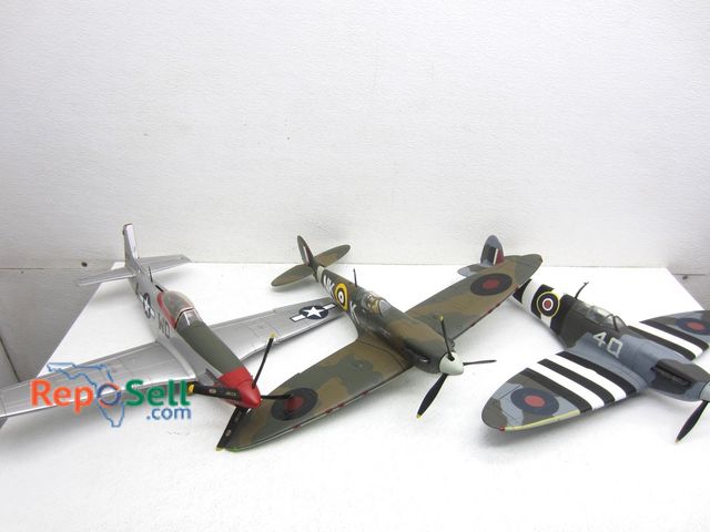 Lot 31-3470 - (3) Model Airplanes: 4Q, P5088, 472308 - Approx 20" x 25"