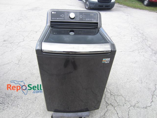 Lot 31-2436 - LG Inverter Direct Drive Top Load Washing Machine, Powers On - 27"x25.5"x43"H, #WT7900HBA