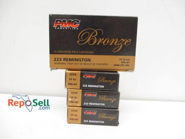 Lot 31-6498 - (80) Rnds PMC 223 Rem 55gr Ammo