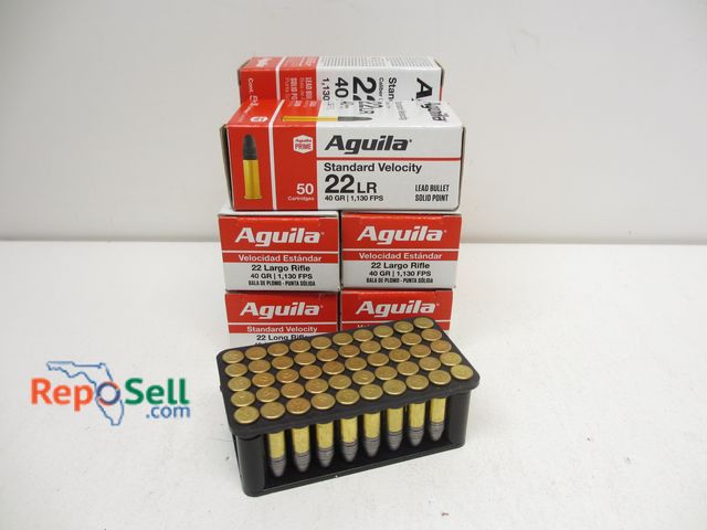 Lot 31-2214 - (300) Rds Aguila 22LR 40GR Ammo