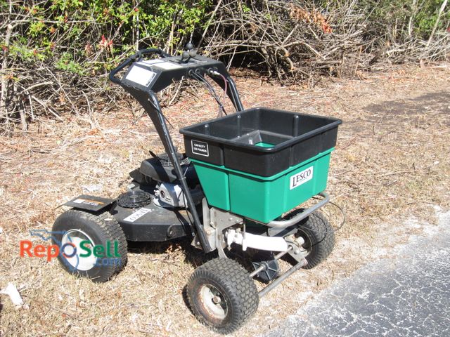 Lot 31-2595 - Lesco Stand On Spreader with Honda Motor