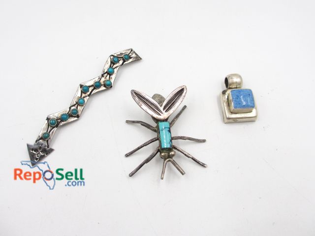 Lot 31-2020 - (3) .925 Silver Jewelry Pieces - 25.79g total