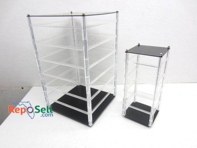 Lot 31-5054 - (2) Earring/Jewelry Plastic Displays, Large &amp; Small