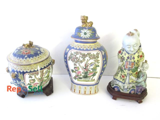 Lot 31-2103 - (3) Asian Decorative Ceramics