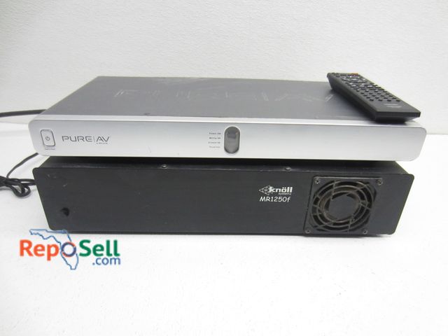 Lot 31-5263 - Knoll Systems MR1250F &amp; PureAV by Belkin Home Theater Power Console (Both Powered On)