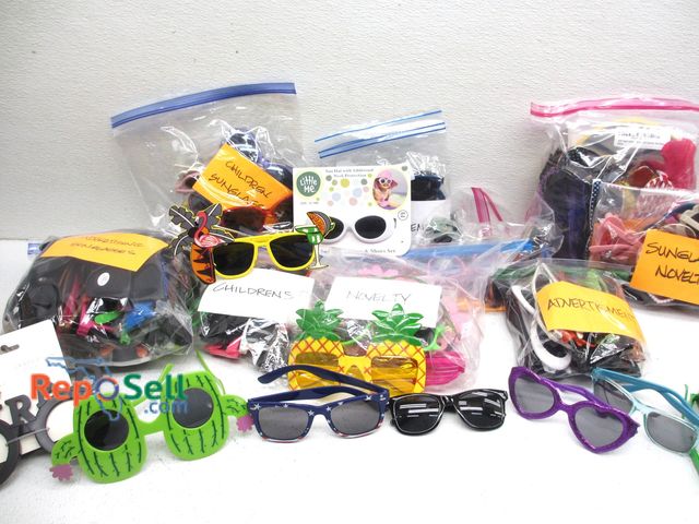 Lot 31-9129 - Large Lot of Sunglasses: Novelty, Children, Party, Adults