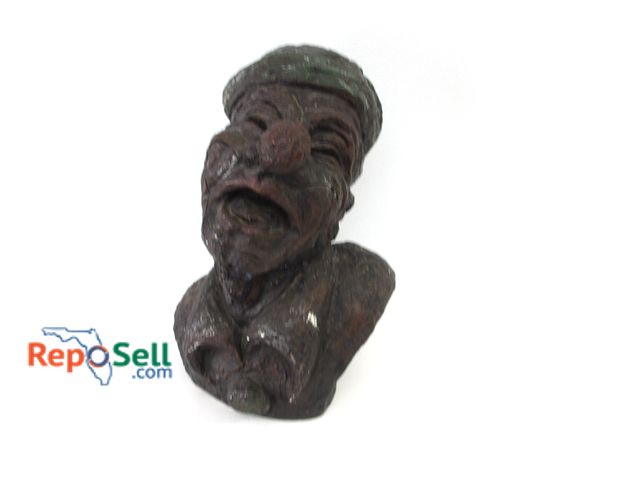 Lot 31-1074 - Vintage Palma Ceramic Clown Bust; 13"h