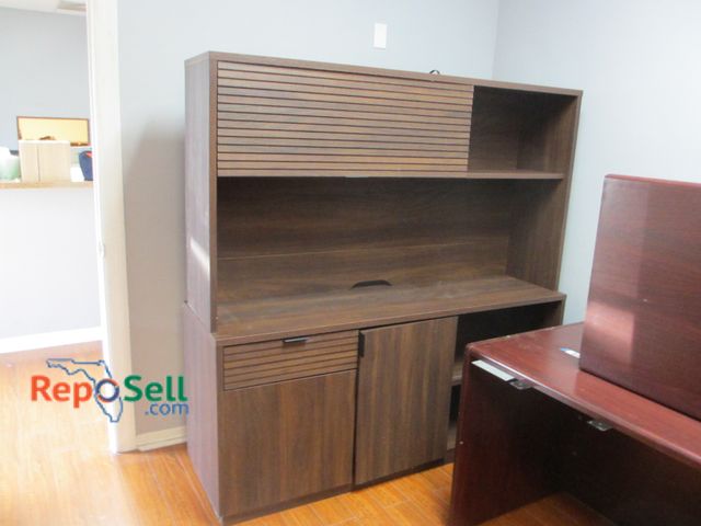 Lot 31-8155 - Wood Two Piece Credenza 65"L x 66" H (total height)