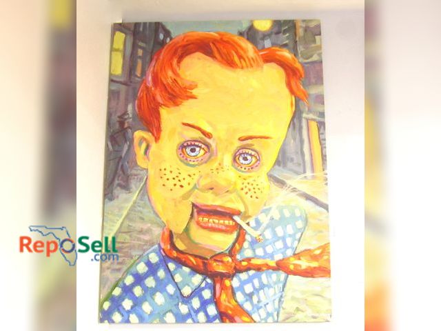 Lot 31-1129 - "Howdy Von Doody" by James W Johnson 14  48" x 34" Stretched Canvas