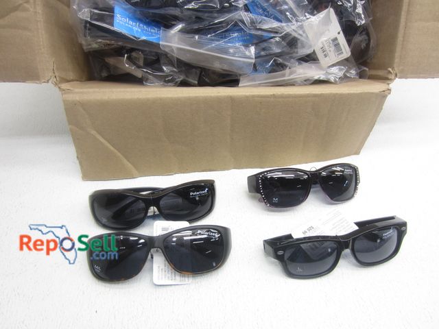 Lot 31-6535 - (50) New Foster Grant Solar Shield Polarized Sunglasses - Fit Over Regular Glasses