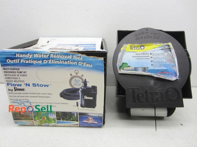 Lot 31-2373 - Simer Household Pump Kit and Tetra In-Pond Skimmer
