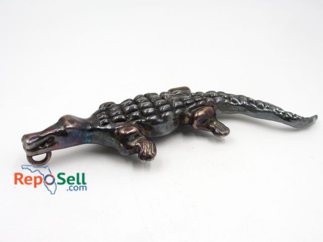 Lot 31-6017 - Vintage Alligator Pin/Pendant Stamped .925 - 38.6g total