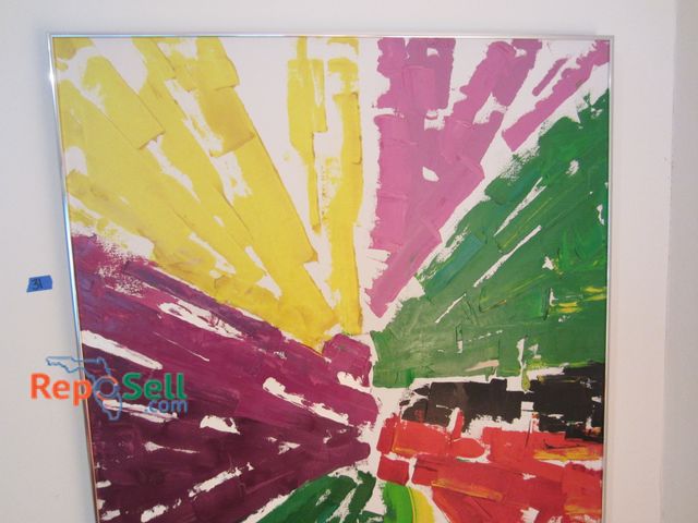 Lot 31-1266 - Abstract Star Burst by Katie Sidenberg, 36x60" (#31)