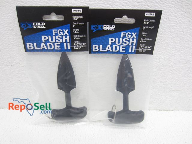 Lot 31-7388 - (2) FGX Push Blade II #92FPB, Blade Length 2 1/4"