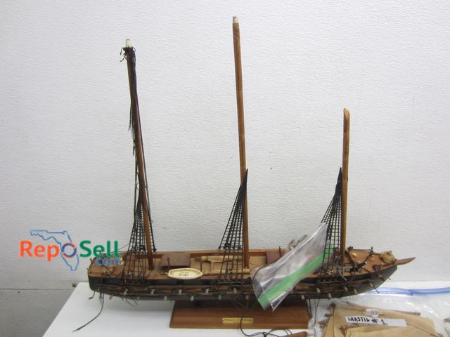 Lot 31-6475 - Wooden Ship Model, Approx. 24" Long