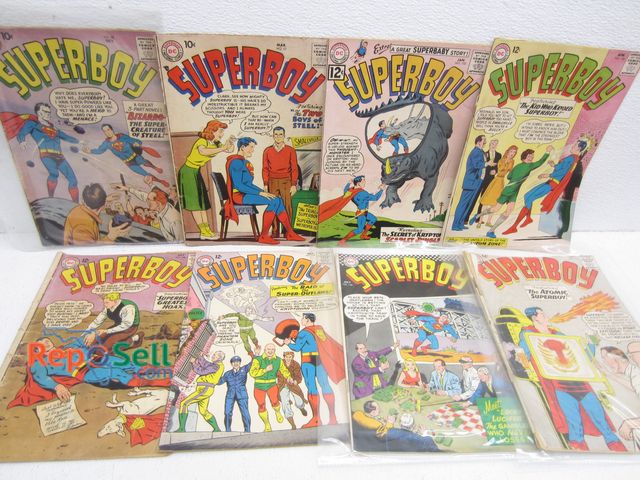 Lot 31-9154 - (8) 60's Superboy Comics