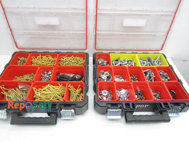 Lot 31-6068 - (2) Craftsman Hardware Bins with Torx Screws, Bolts, Washers, etc.