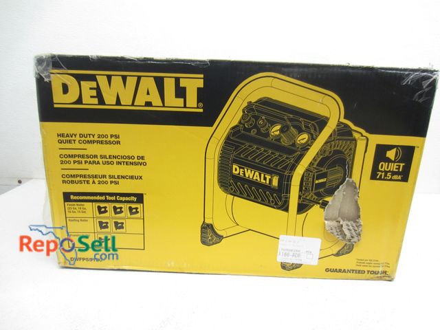 Lot 31-7067 - DeWalt Heavy Duty 200 PSI quiet air compressor, appears new #DWFP55130